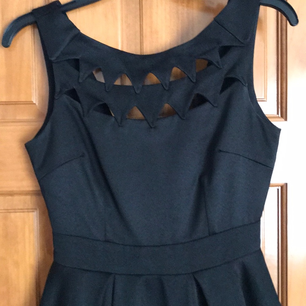 Lulus Flirting with Danger Cutout Black Dress